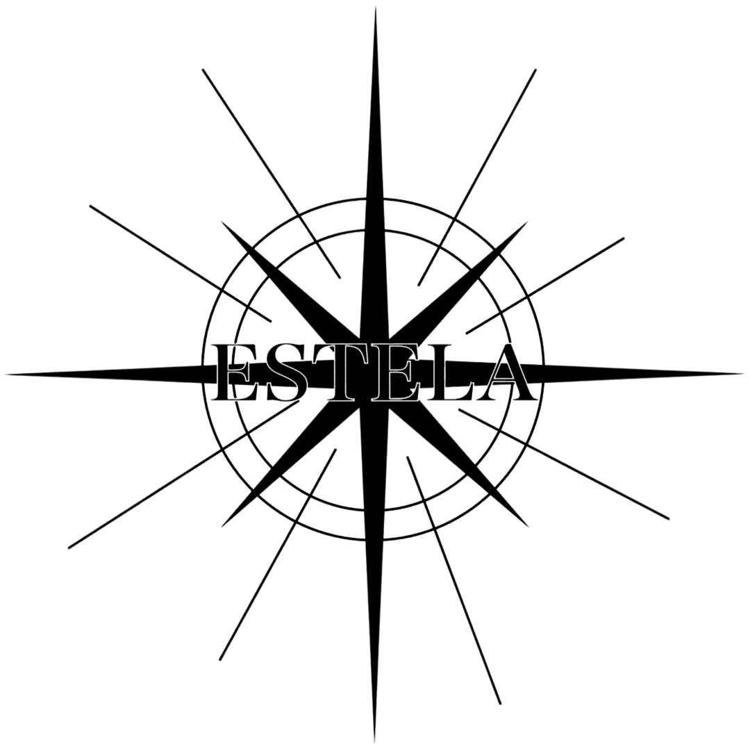 星をイメージしたエステラのロゴ
